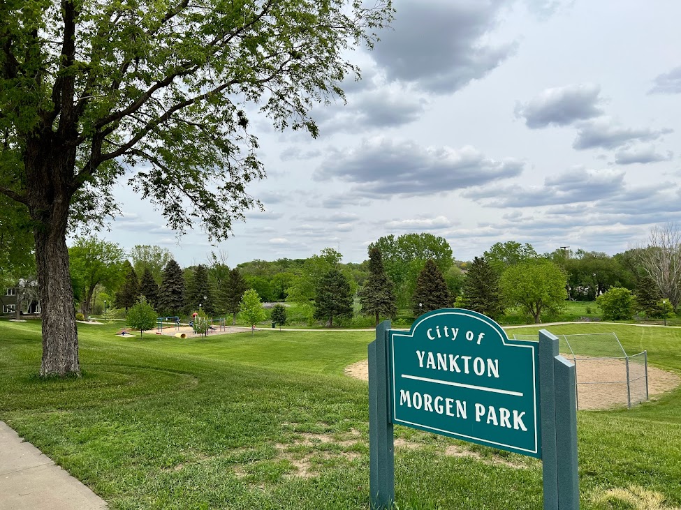 2022 Morgen Park with park sign